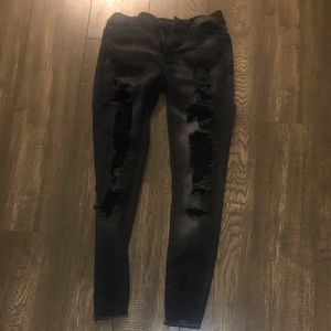 Black ripped jeans🖤 size 26